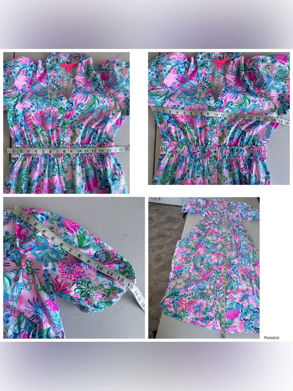 Lilly Pulitzer Tassie Midi Dress in Mandevilla Baby Paradise Petals 6 - Picture 9 of 11